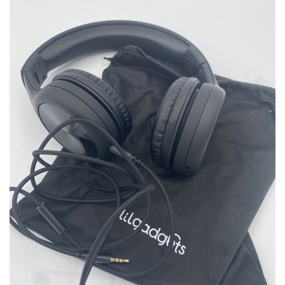 LilGadgets Connect+ Pro Kids Headphones Black LGCR-02